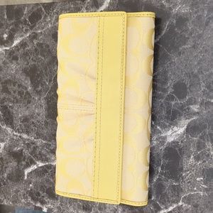 EUC Yellow Coach Long Wallet